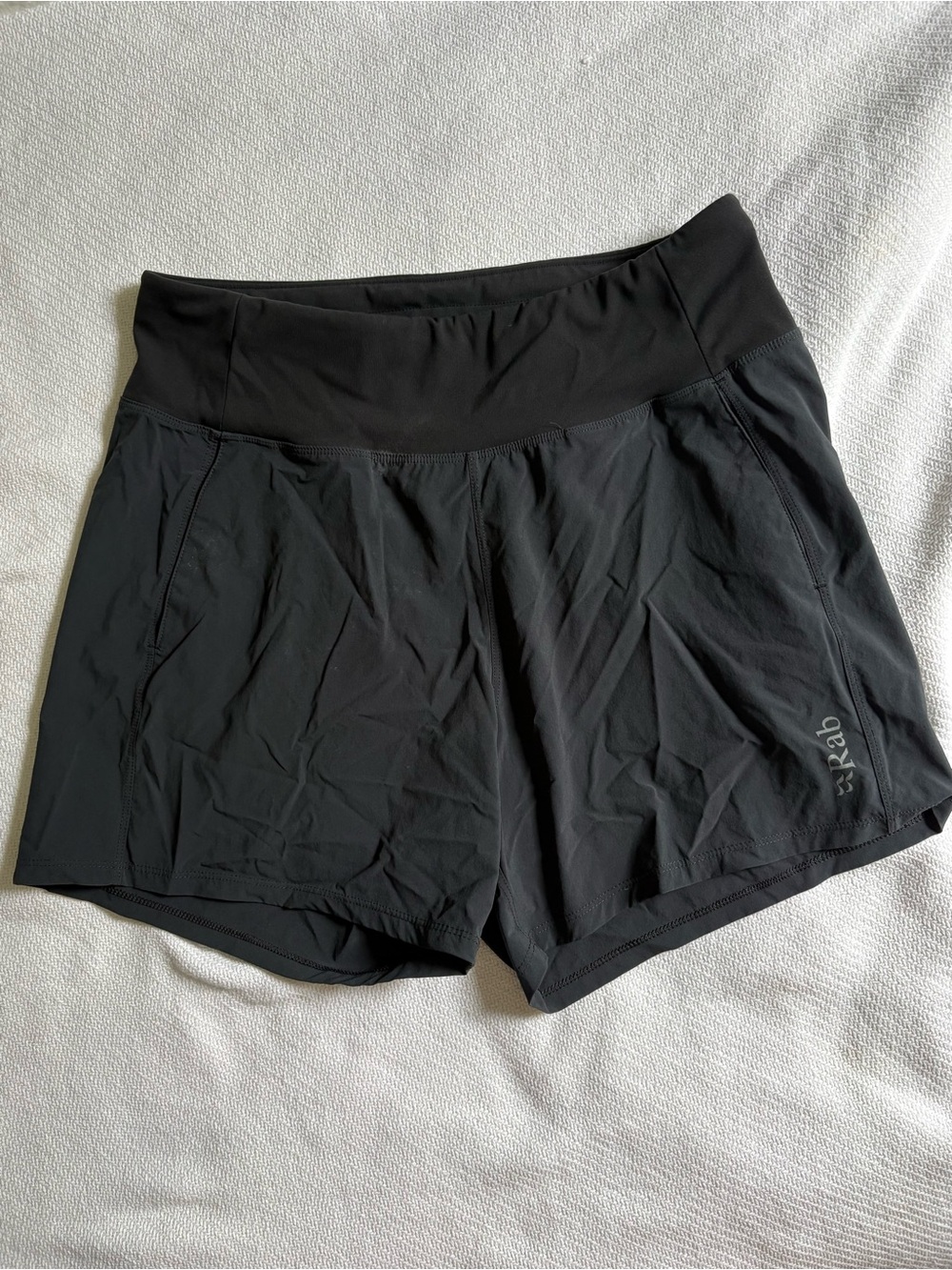 Rab Women's Black Athletic Shorts with Wide Waistband